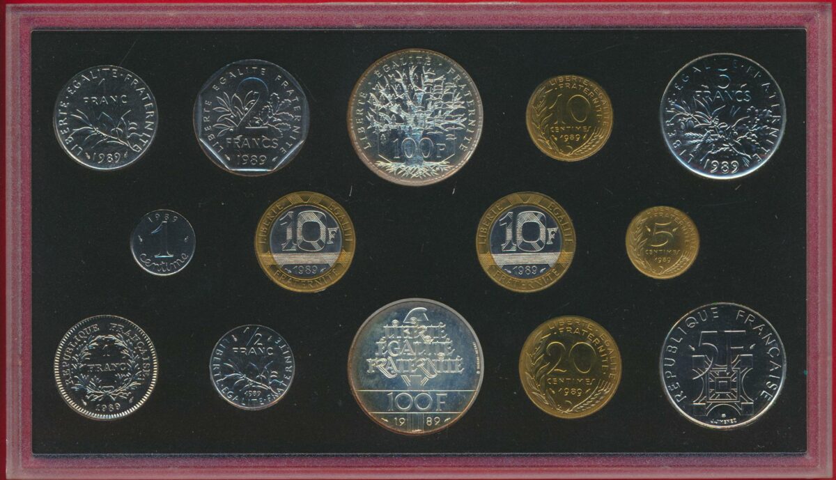 coffret fdc 1989