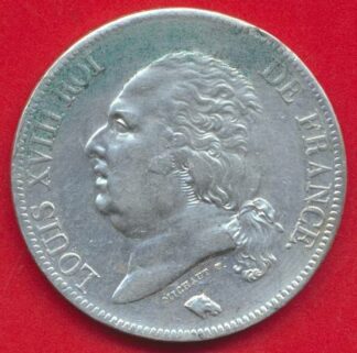 louis-xviii-5-francs-1819-b-rouen