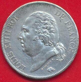 louis-xviii-5-francs-1823-a-paris