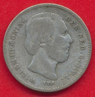 pays-bas-25-cents-1850willem-iii