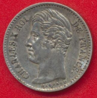 charles-x-1-4-franc-1827-b-rouen