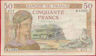50-francs-ceres-7-12-1939-6217