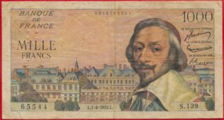 1000-francs-richelieu-7-4-1955-5544-