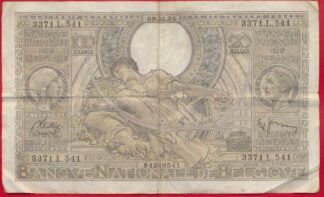 belgique-100-francs-9-2-1938-l541-