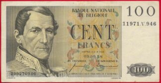 belgique-100-francs-9-9-1958-0946