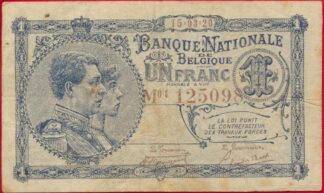 belgique-un-franc-15-3-1920-5098