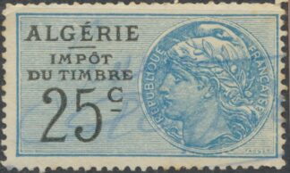 timbre-fiscal-algerie-25-centimes