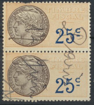paire-timbre-fiscal-25-centimes
