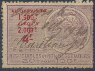 timbre-fiscal-effets-commerce-4-francs