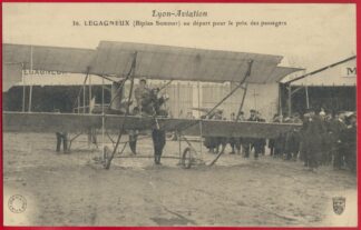 cpa-aviation-lyon-legagneux-biplan-sommer-depart-prix-passagers-s