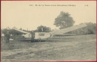 cpa-de-la-vaux-aeroplane-saint-cvyr-