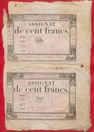 paire-assignat-100-francs-1999-2000-